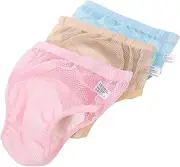 Abaodam 3pcs Reusable Training Pants for Toddlers Breathable Cotton Nappy Pants Potty Training Undies Leakproof Newborn Diapers (l)