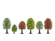 NOCH HO, TT Scale Spring Trees (25pcs, 5 - 9cm)