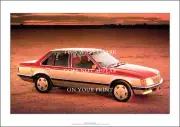 Holden Commodore VH SL/E A2 Art Print – 1981 3rd Commodore – 59 x 42 cm Poster
