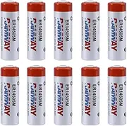 HOUYIBO 10Pcs ER14505M 3.6V 2200mAh Non-Rechargeable Household Cell Replacement Li-ion Battery for PLC Industrial Batteries