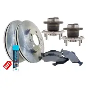 Rear Wheel Bearing Hub Assembly Brake Rotor Pad Kit for Mitsubishi ASX XA XB 1.8