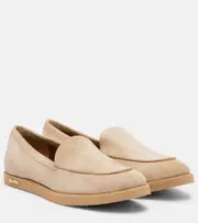 [Max Mara] Max Mara Softymoc suede loafers AU 5.5 beige