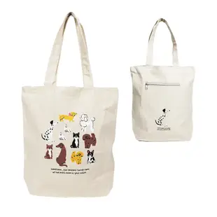 【日本包袋】A4拉鍊帆布托特包(6款可選) 帆布提袋 外出袋 購物袋-丹尼先生日式雜貨舖