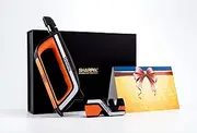 SHARPAL Pocket Knife Sharpener & Garden Tool Sharpener, Sharpening Straight and Serrated Knives, Lawn Mower Blade, Axe, Pruners, Shears, Scissors, Combo Gift Pack w/Greeting Card