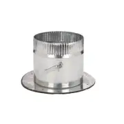 Master Flow Air-Tite Take-Off 16" W/ Built-in Damper Galvanized Steel Universal