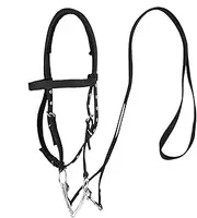Adjustable Horse Halter, Horse Bridle with Throat Latch, Horse Headstall, Horse Lead Rope, Horse Halter with Buckles, Equestrian Must-Have Adjustable Horse Halter for Training and Control
