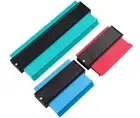 3 Pieces Contour Gauge, Plastic Outline Profile Shape Set.