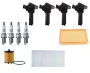 Tune Up Kit Ignition Coils Spark Plugs & Filters Fits Saab 9-3 04-11 9-3x 10-11 (for: Saab)
