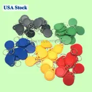 50pcs 125KHz T5577 Keyfobs Rewritable Duplicate Tag RFID Cloner Keychain