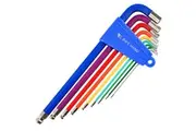 BIKEHAND Bike Bicycle Heavy Duty Precise Hex Allen Wrench Set with Ball End - Colored