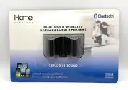 iHome Wireless Bluetooth Rechargeable Speaker/Device USB Charging Set Of 2