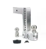 Weigh Safe 3" Aluminum Class V 10" Drop Hitch Receiver, 21K; WS10-3