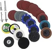300pcs Sanding Discs Kit 50mm Drill Grinder Sandpaper 36-3000 Grit Roll Lock Discs for