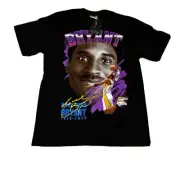 NEW The Roxx Kobe Bean Bryant Rap Tee Single Stitch Black NBA Hip Hop Mens XL