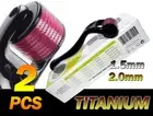 2 X Skin Face Roller Skin Care Kit 540 Pins 1.5mm-2.0mm Scars, Anti-aging