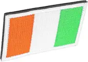 WEKAMOS Ireland Flag Patch Embroidered Applique Badge for Hats Backpacks Clothing Vibrant Design for Sports Travel Parties Unique Country Flag Accessory
