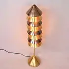 Modern Brass Plug in Floor Lamp Art Deco Light Luxury Bedside Floor Lamp Couch F