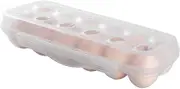 Egg Box For Refrigerator - Egg Container For Fridge | Stackable Transparent Egg Bin Opening