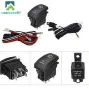 Red LED Fog Light Wiring Harness Fuse Laser Rocker Switch Relay For Chevrolet (for: Chevrolet)