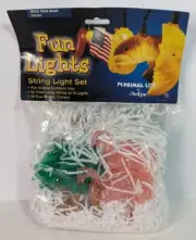 Fun Lights Primal Lite Artline "Mood Over Miami" 10 String Set Flamingos 12'