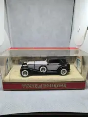 Y-16 MATCHBOX MODELS OF YESTERYEAR 1928 MERCEDES BENZ SS Silver / Black New 1:45
