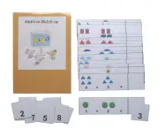 Teacher Made Math Learning Center Resource Game Early Addition Match-Up