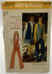 Simplicity Pattern #6570 - Vest, Skirt & Pants (Sz 12)