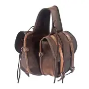 Western Saddle Bag Leather Western Trail Horse Saddle Bag