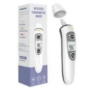 Digital Ear & Forehead Thermometer, Fast 1s Result, Fever Alarm, FSA/HSA Elig...