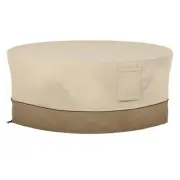 Classic Accessories Veranda 42" Fire Pit Table Cover- Round, Outdoor Table CoveR