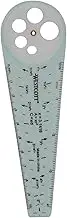 Westcott 00516 Safety Compass for Geometry, Drafting, Classrooms, Crafters and Artists, Shatterproof, Translucent Drawing Compass Creates Perfect Circles from 1/4-Inch to 10 Inches