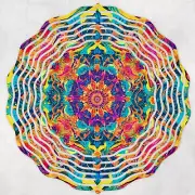 Kaleidoscope 10" Wind Spinner #62