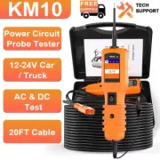 KZYEE KM10 12V/24V Auto Power Probe Circuit Tester Automotive Diagnostic Tool Ki