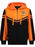 Tigers Nrl Youth Fleece Zip Jacket, Black, Size 12