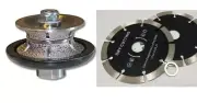 2" Full Bullnose Shaping V50 Router Bit 15 stone concrete cutting saw blade