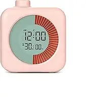 Digital Visual Timer,60-Minute Countdown Timer,Time Management Tool with Timer for Kids,Home,Kitchen,Indoor,or Office(Pink)