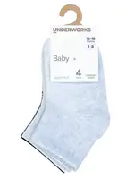 Baby Underworks Infant Low Crew Socks