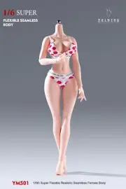 1/6 ZZYM YM501P Flexible Seamless Natural Skin Female Action Figure Body Toys