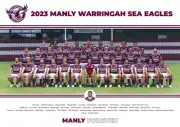 LAMINATED 2023 Manly warringah sea eagles NRL RUGBY team poster