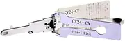 CY24 2-in-1 Pick,Car Key Reader,Lock Pick Decoder for Auto Locksmith Tools for Car