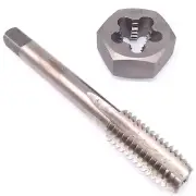 US Stock HSS 1/2-13 Tap & 1/2-13 Hexagon Die Thread Right Hand Set