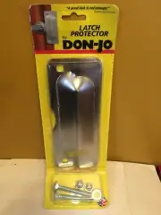 DON JO Door Latch Protector 9211 Series LP-207-SL 6" Silver Metal New in Box