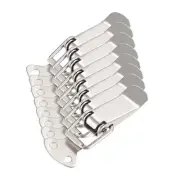 Iron Spring Loaded Toggle Latch Catch Clamp Hasps 8 pcs, 72mm Overall Length
