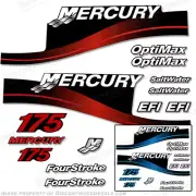 Fits Mercury 175hp Outboard Decal Kit 175 Blue or Red 99-04 All Models Available