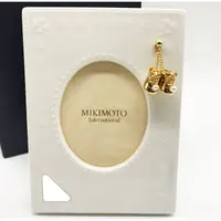 在飛比找蝦皮購物優惠-MIKIMOTO 絕版精美珍珠金色小鞋相框