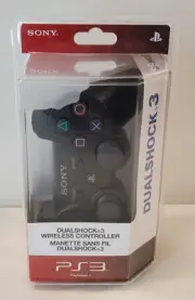 SEALED Sony Playstation PS3 Dualshock 3 Wireless Controller Black (CECHZC2U) NEW