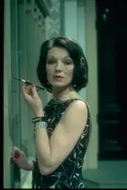 Rula Lenska as Countess Radzsky in period drama The Seven Dials- TV Old Photo