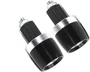 IEDZCUMC Motorcycle CNC 7/8" 22MM Handlebar Grips Handle Bar Cap End Plugs Compatible with Logo-CB CB 400 500 750 1300 CB400 CB500 CB500F