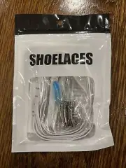 Aiboxin No Tie Elastic Shoelaces - White - One Size Fits All - Kids & Adults