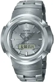 Casio G-Shock AWM-500D-1A8JF Full Metal Solar Watch 20ATM Quartz Silver